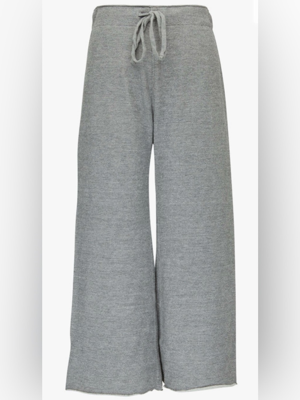 NWOT Nili Lotan Kiki Heather Gray Cropped ee S no drawstring
